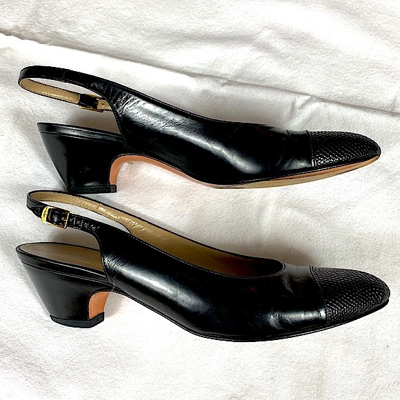 Ferragamo Slingback Pumps - Picture 3 of 10